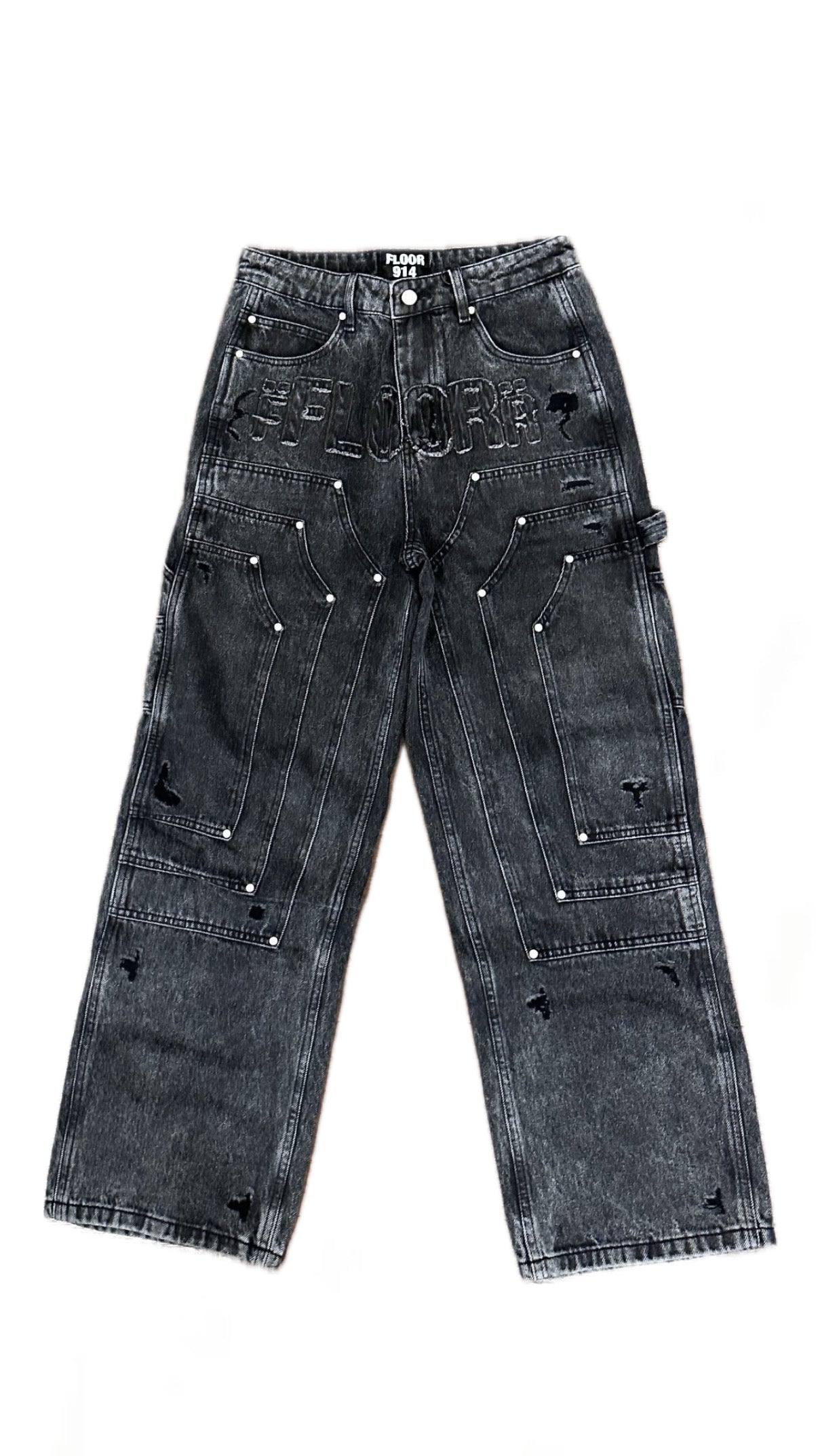 914 black denim