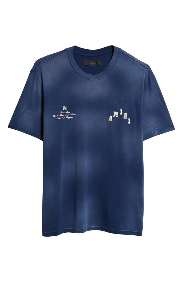 AMIRI Collegiate Logo Graphic T-Shirt