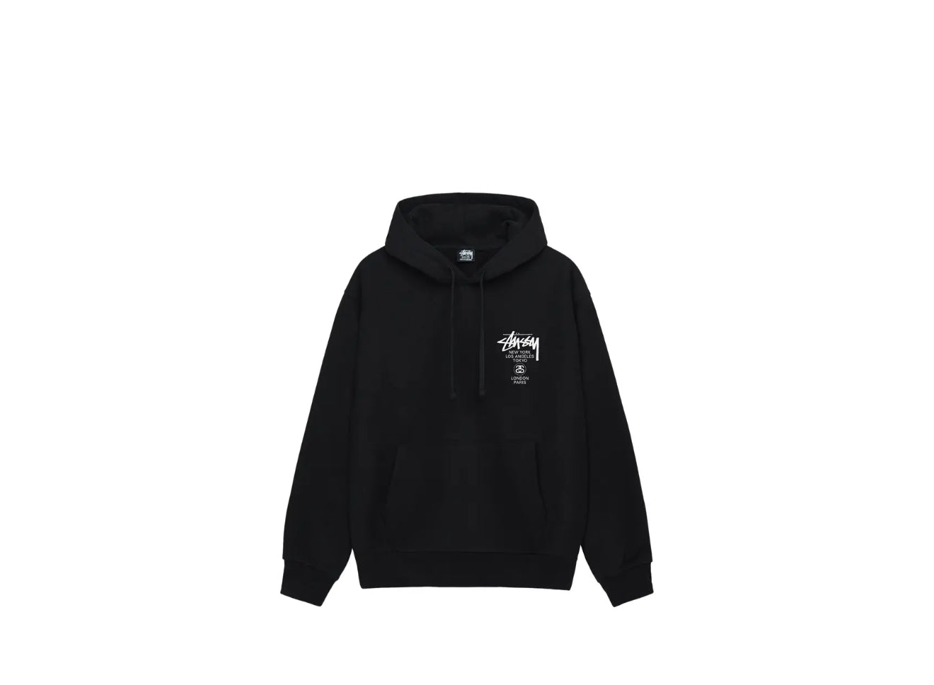 Stussy World Tour Hoodie 'Black'