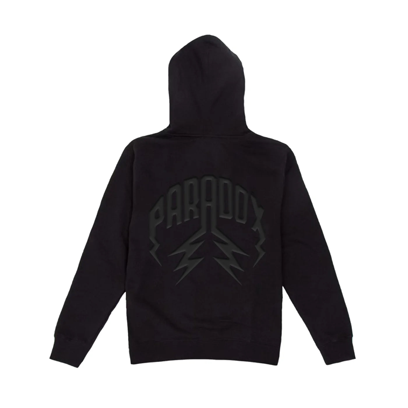 "3D PUFF" LIGHTNING ARC LOGO HOODIE (TRIPLE BLACK)