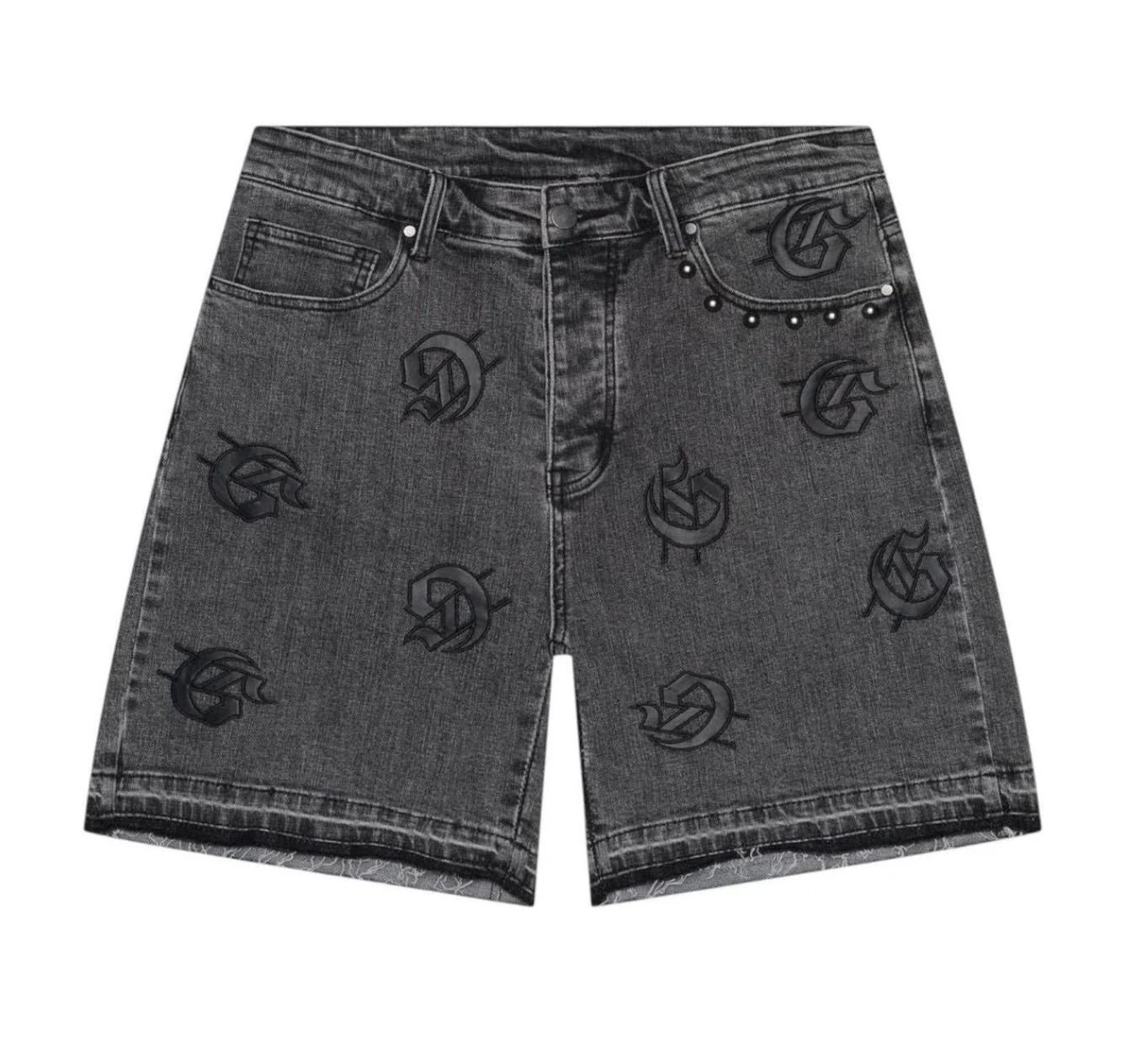 Godspeed Jean Shorts (Charcoal/Black)