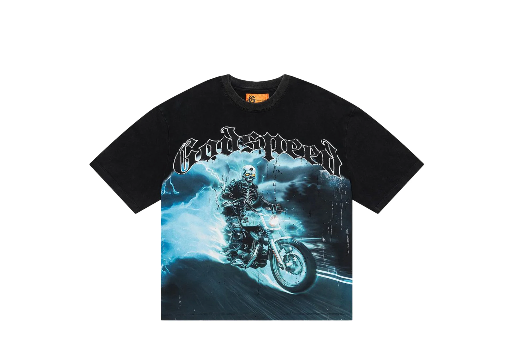 GodSpeed Blue Flame tee