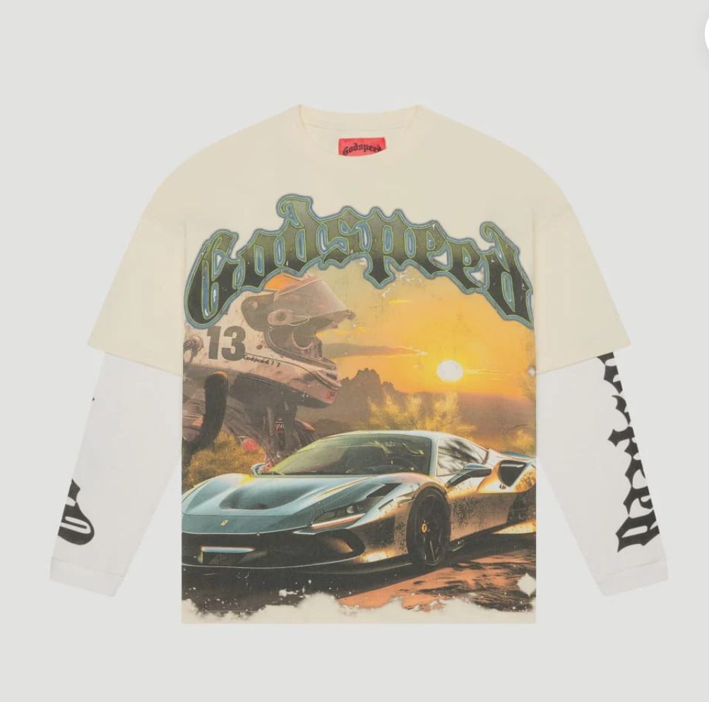 Godspeed Sunset Drift Tee "Bone" Longsleeve Thermal
