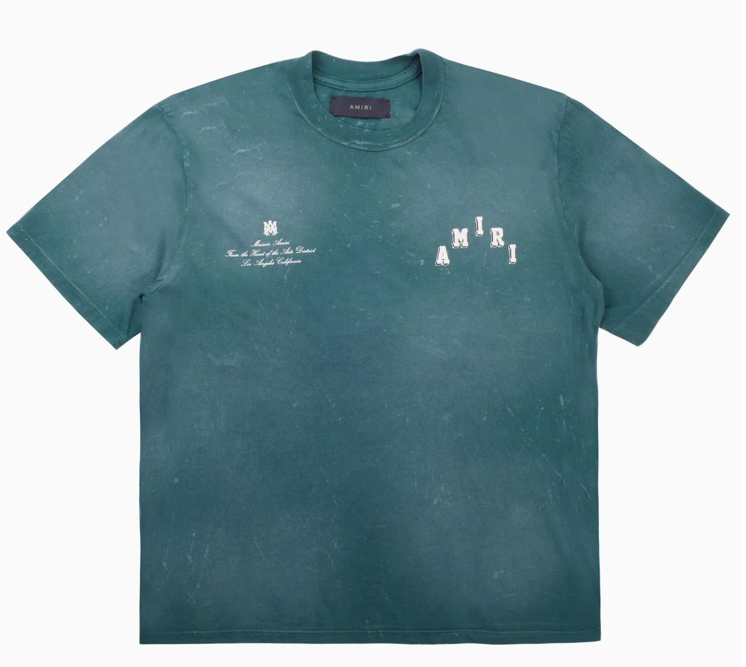 AMIRI Collegiate Green Tee