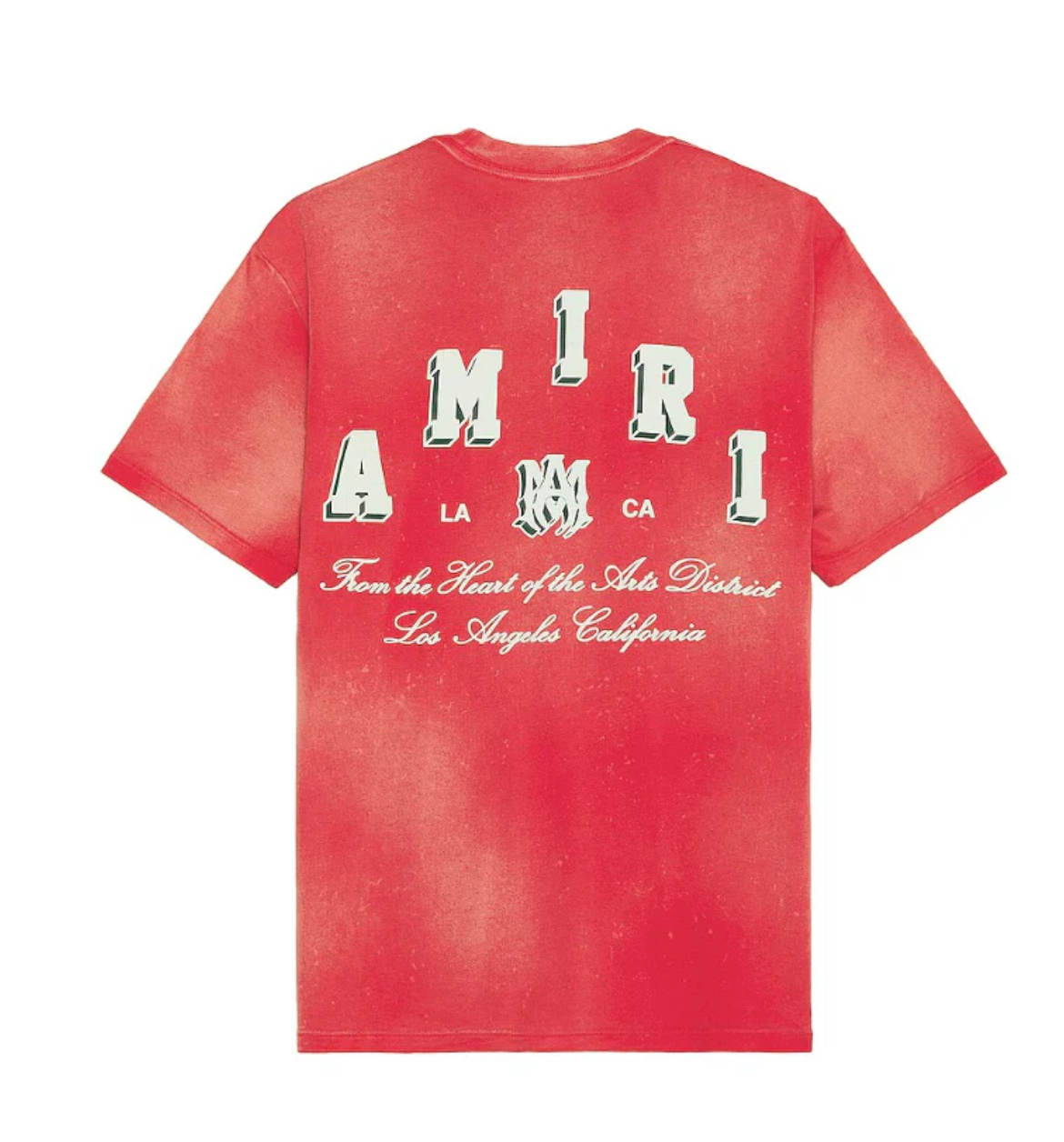 AMIRI Collegiate Tee Red