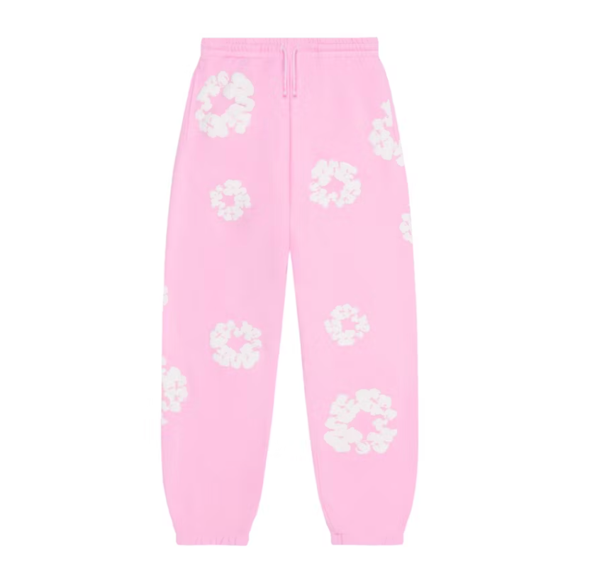 Denim Tears The Cotton Wreath Sweatpants Powder Pink
