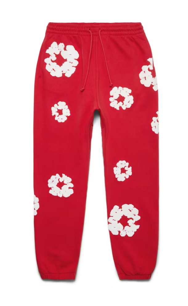 Denim Tears The Cotton Wreath Sweatpant Red