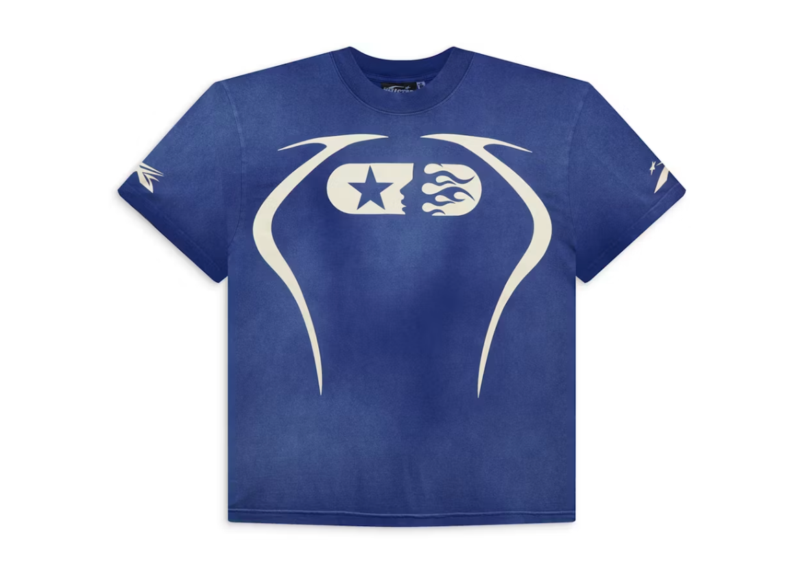 Hellstar Warm Up T-shirt Blue