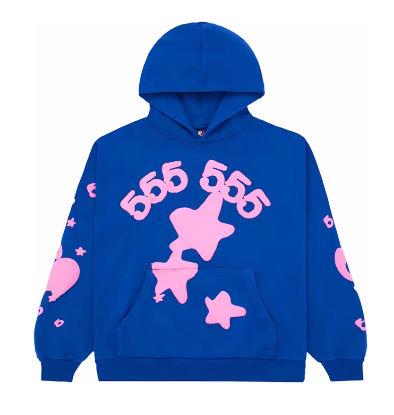 Sp5der Beluga Hoodie Blue