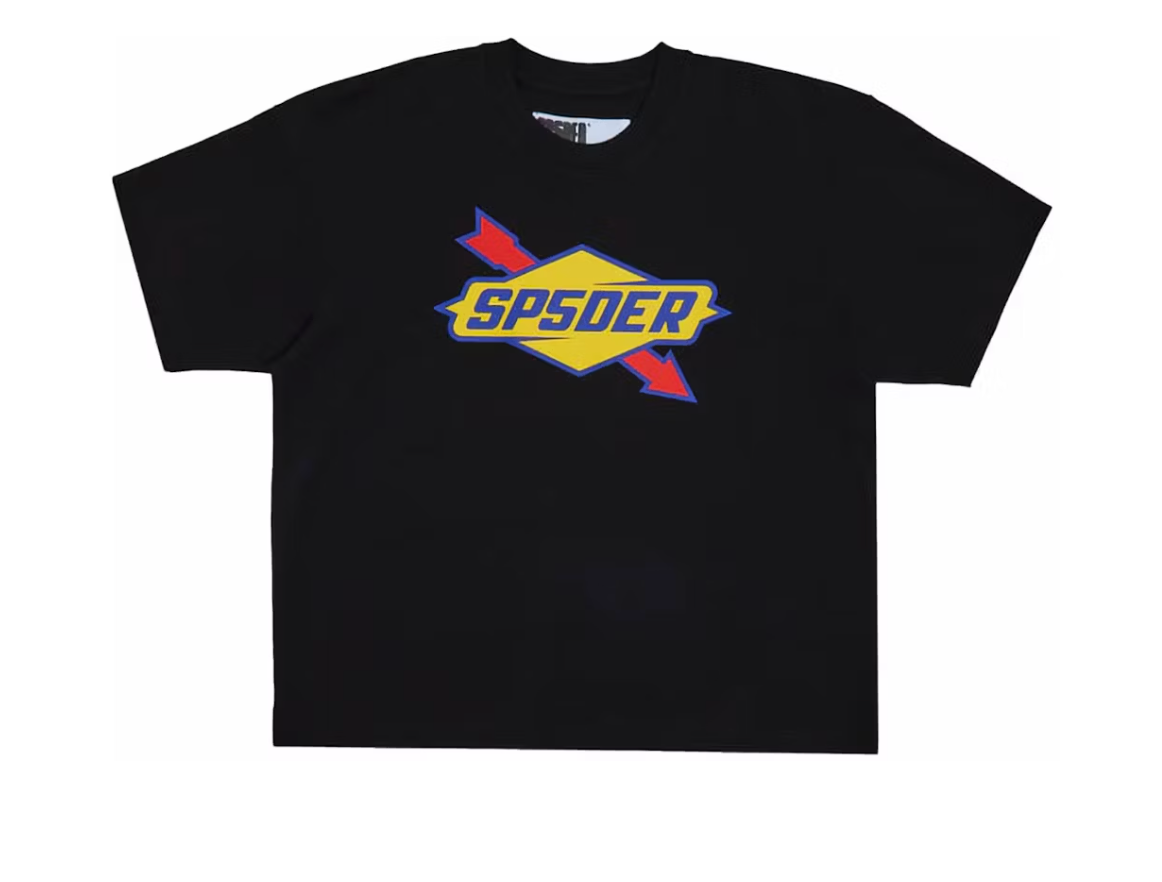 Sp5der The Spot Tee Black