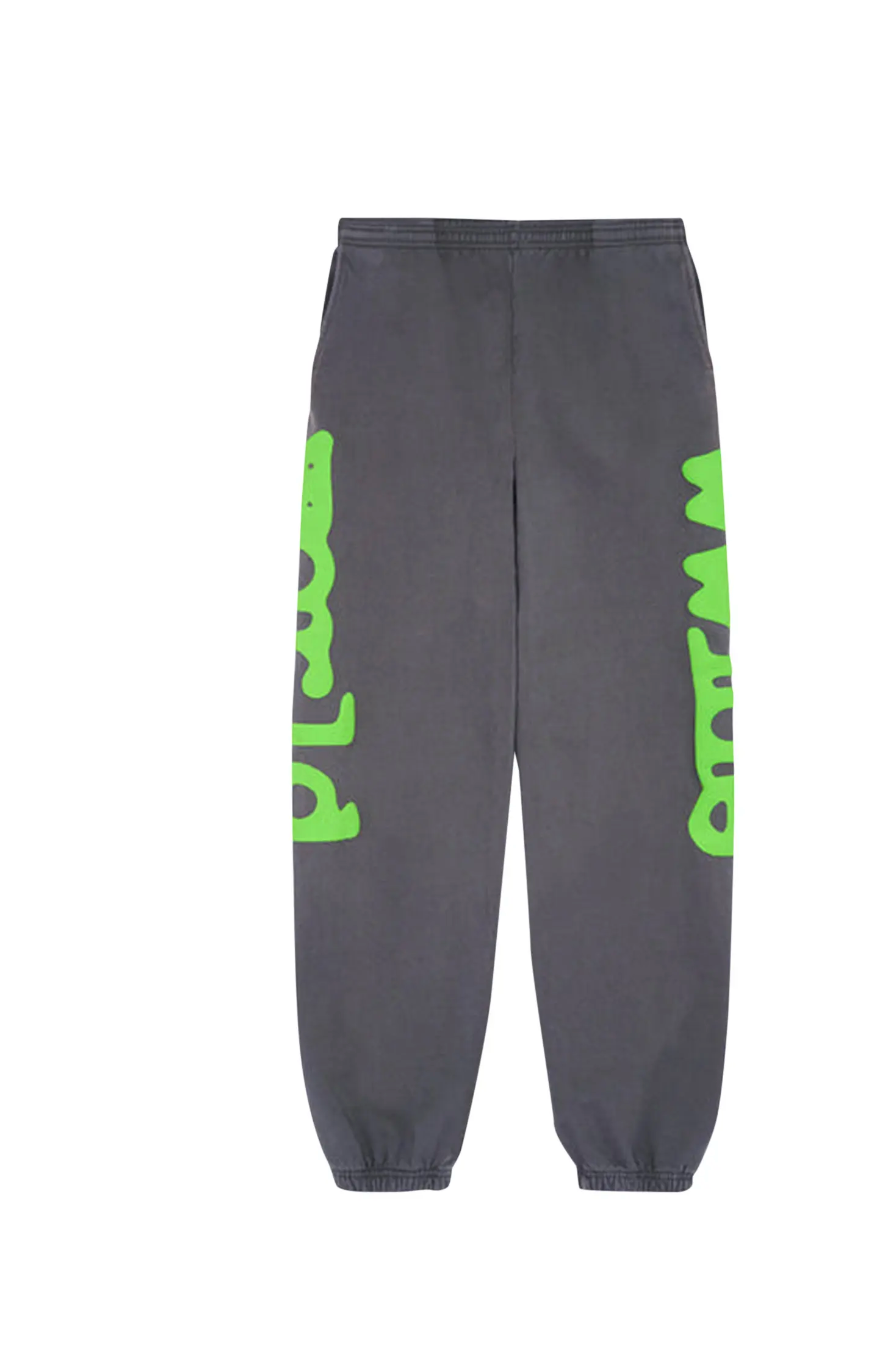 Sp5der Beluga Sweatpants 'Slate Grey/Green'