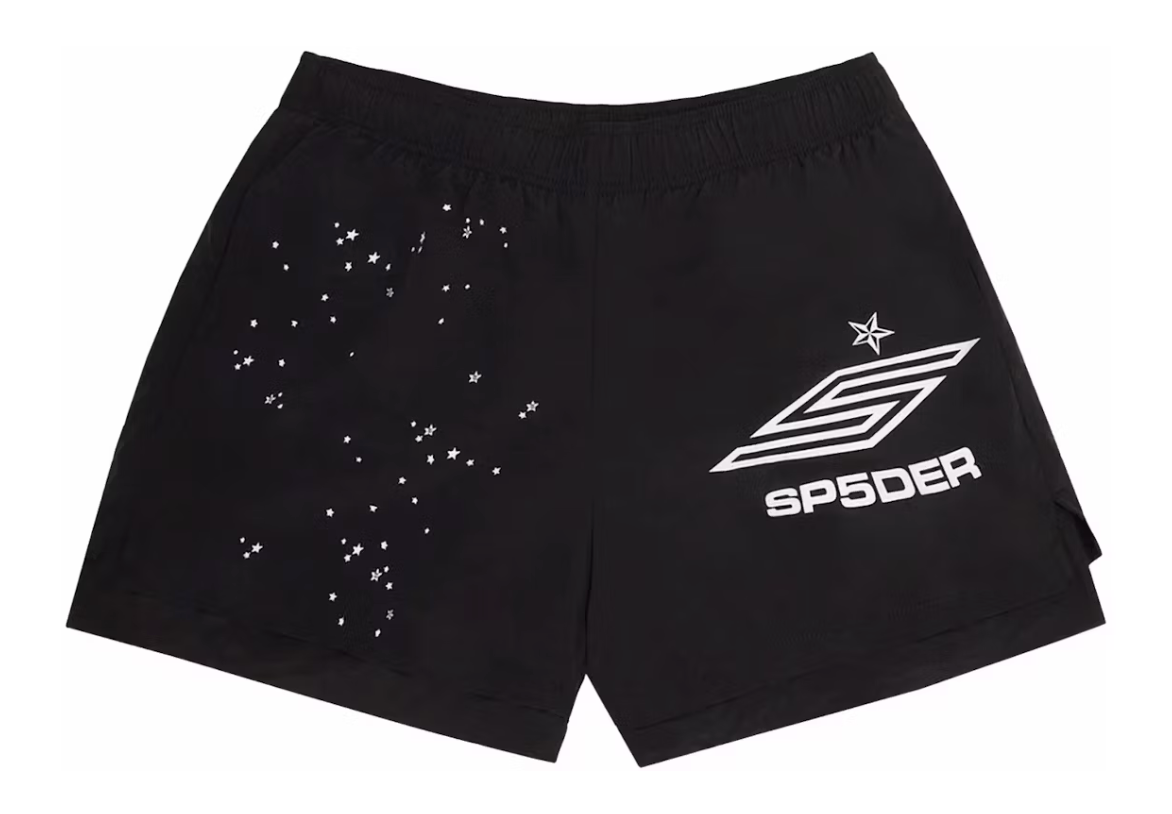 Sp5der Pro Double Layer Short Black