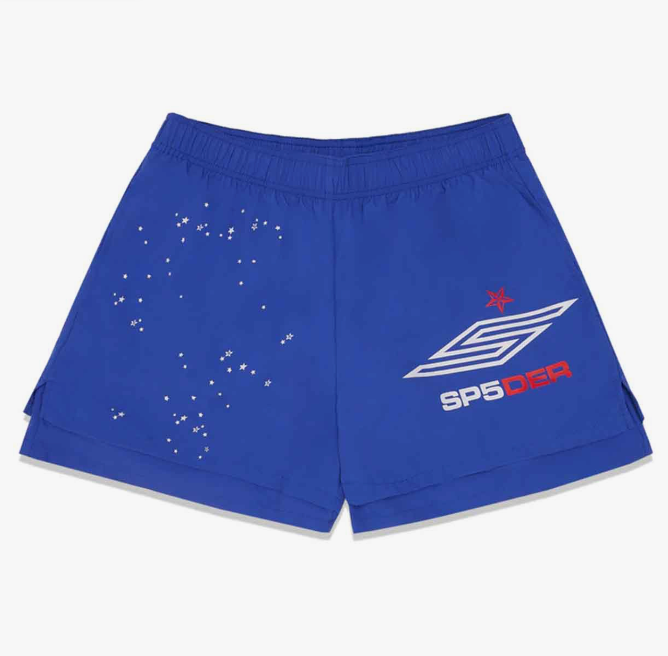 SP5DER PRO DOUBLE LAYER SHORTS BLUE