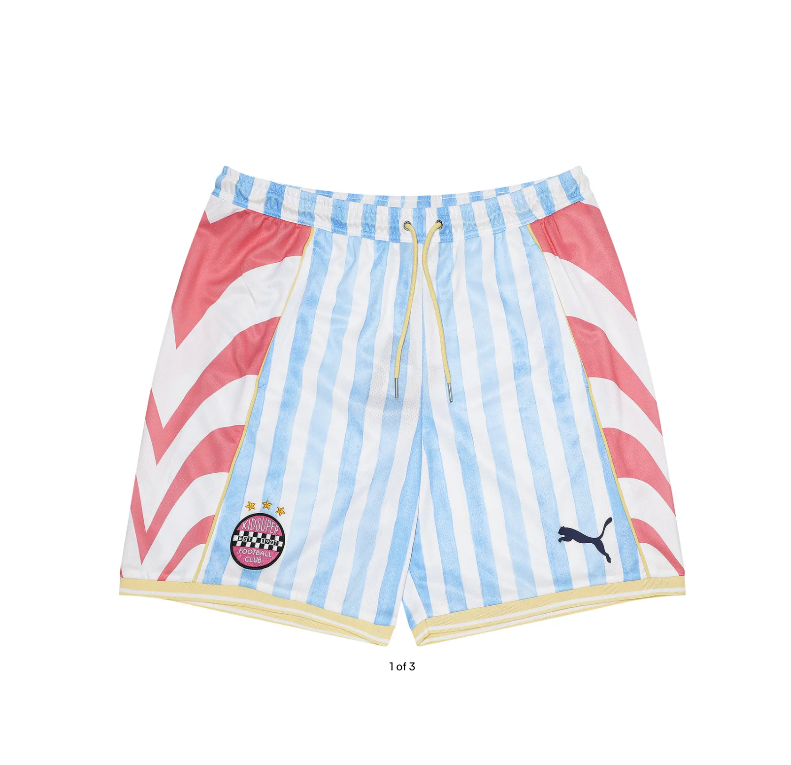 kid super studios puma shorts football club