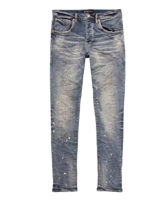 Purple Brand Spotted Indigo Jeans