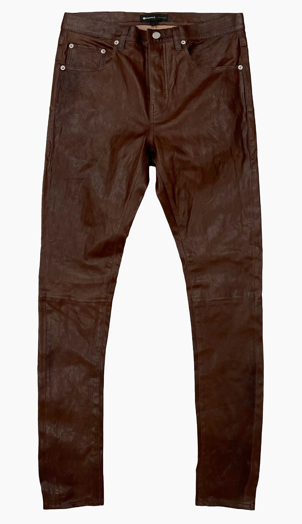 Purple Brand  Leather Slim-Fit Pants