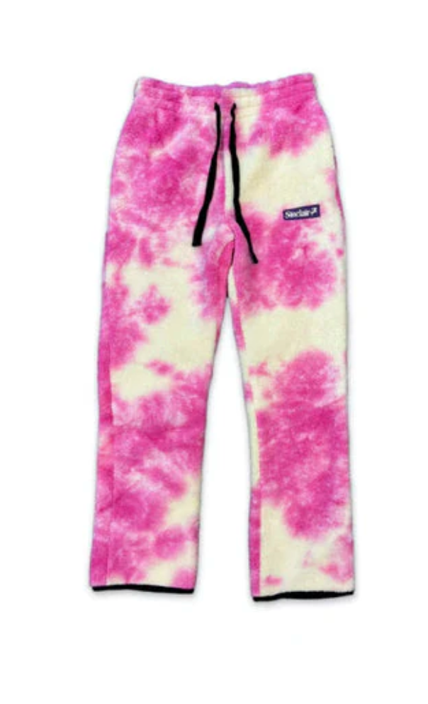 Sinclair Cozy Sweatpants Pink Tie Dye