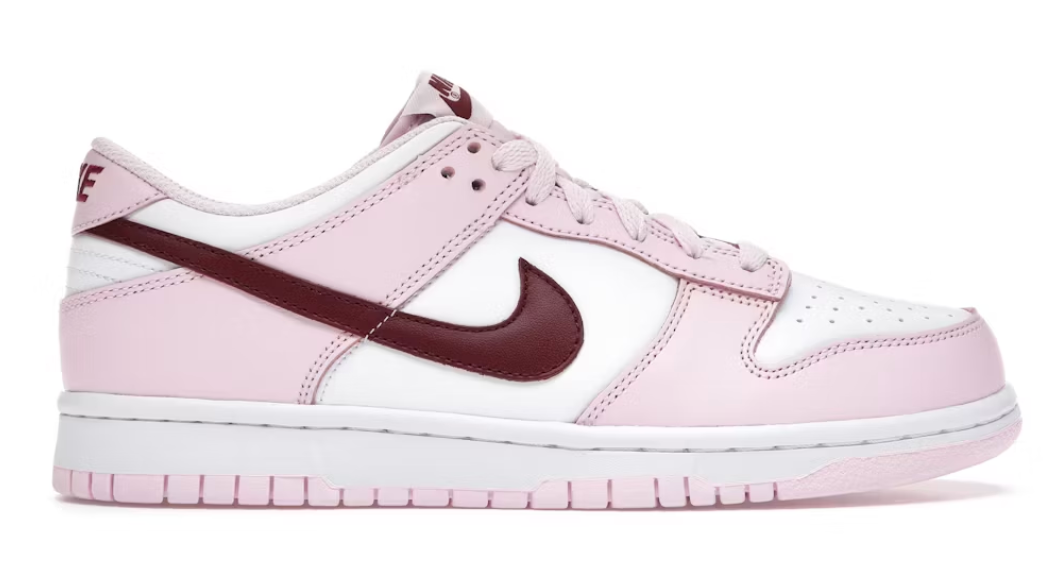 Nike Dunk Low Pink Foam Red White (No Box)