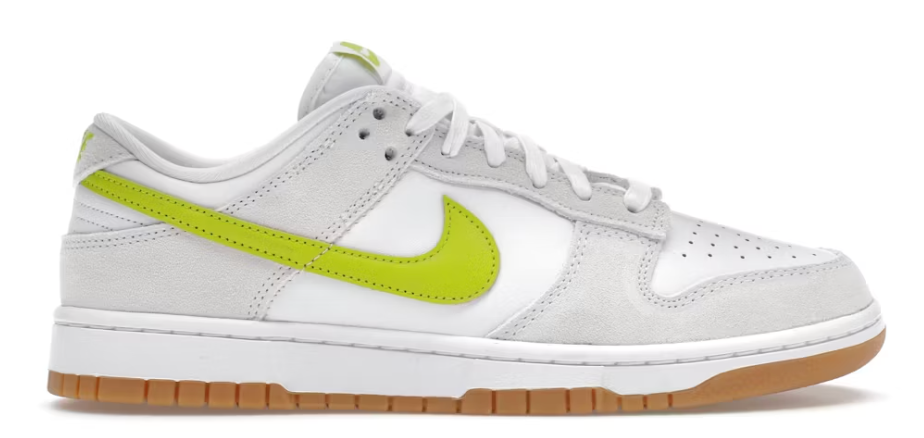Nike Dunk Low White Bright Cactus