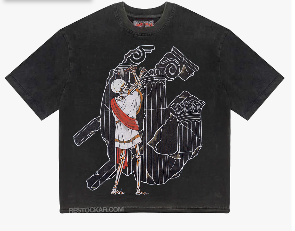 Godspeed Etched In Glory Tee Washed Black