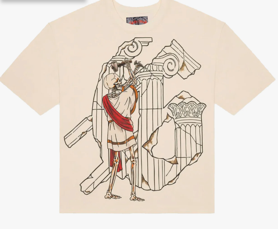Godspeed Etched In Glory Tee Cream