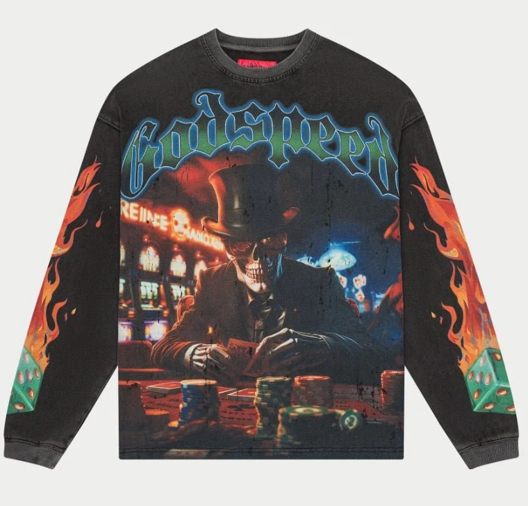 Godspeed Life's A Gamble Longsleeve