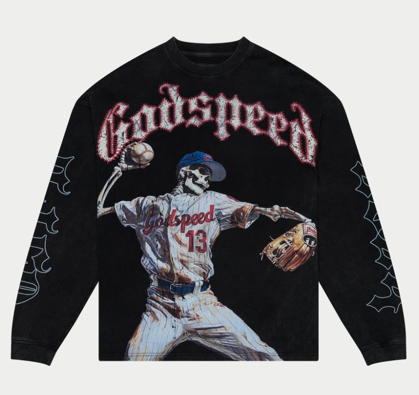 Godspeed Strike Out Longsleeve Black