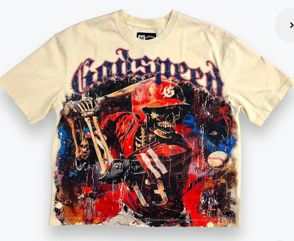 GodSpeed Baseball Tee (Cream)