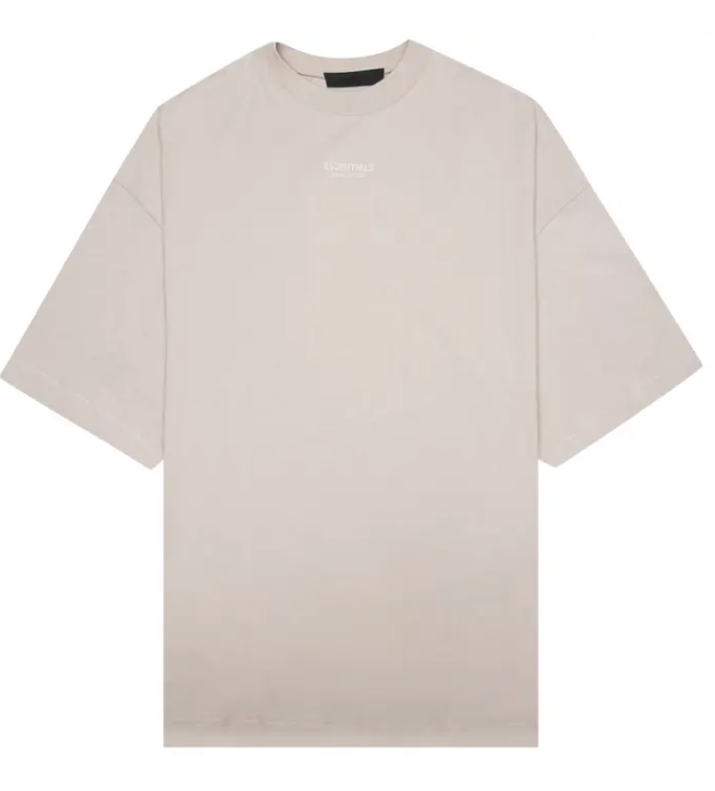 Fear of God Essentials Tee Silver Cloud