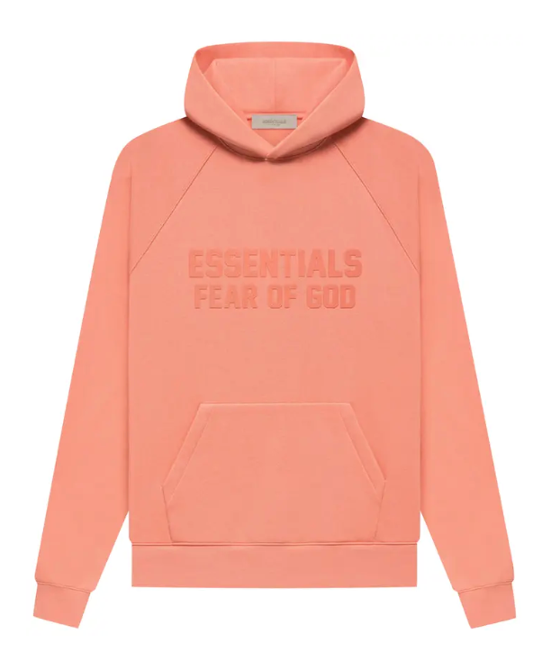 Fear of God Essentials Hood Coral