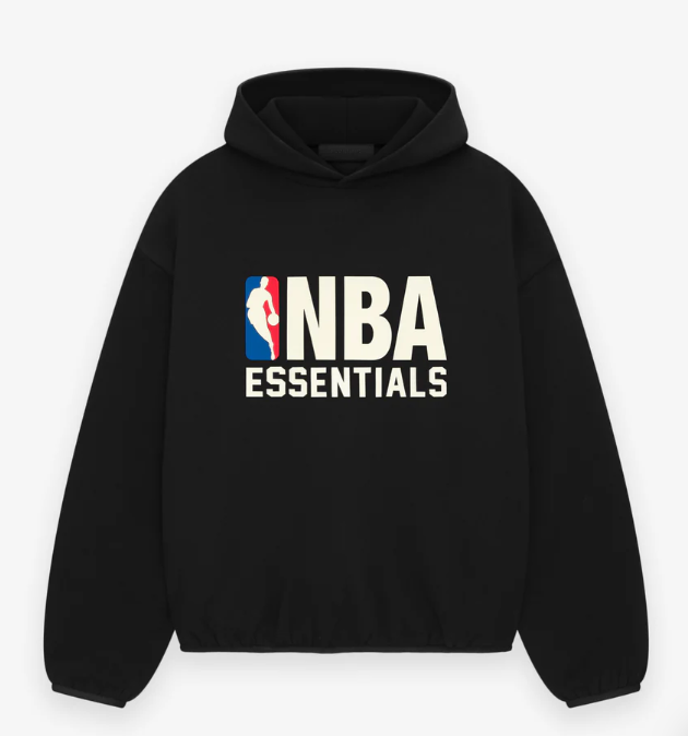 Fear of God Essentials NBA Hood Black