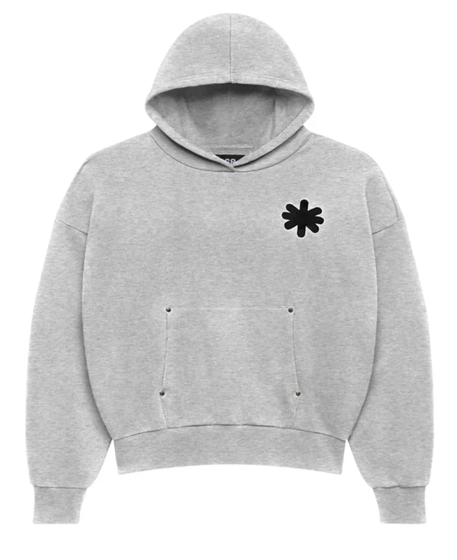 Lost Shadws OG Sun Logo Hoodie Heather Grey