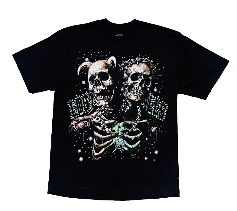 LOST IN THE HILLS Twins Tee Black