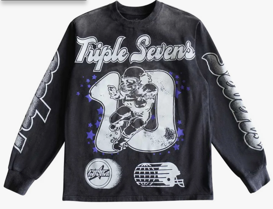 Triple Sevens All Star Long Sleeve Tee Black