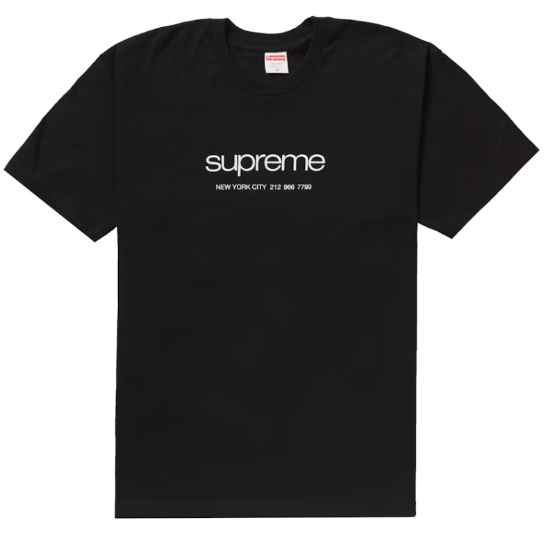 Supreme Shop Tee Black