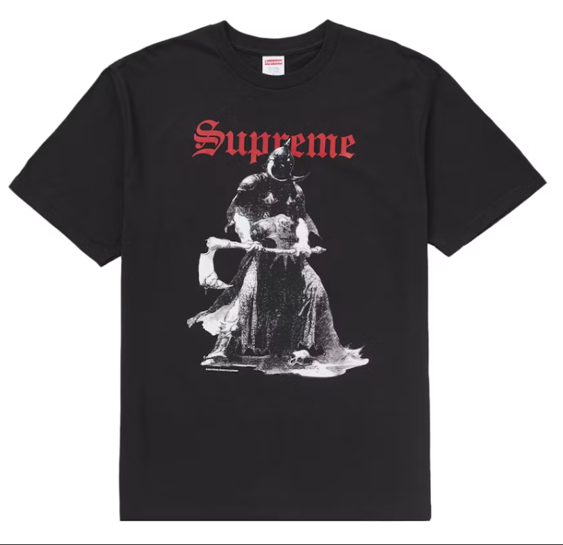 Supreme x Frank Frazetta Destruction Tee Black