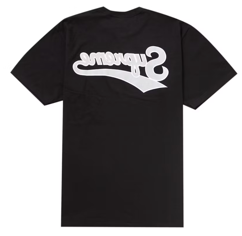 Supreme Backwards Tee Black
