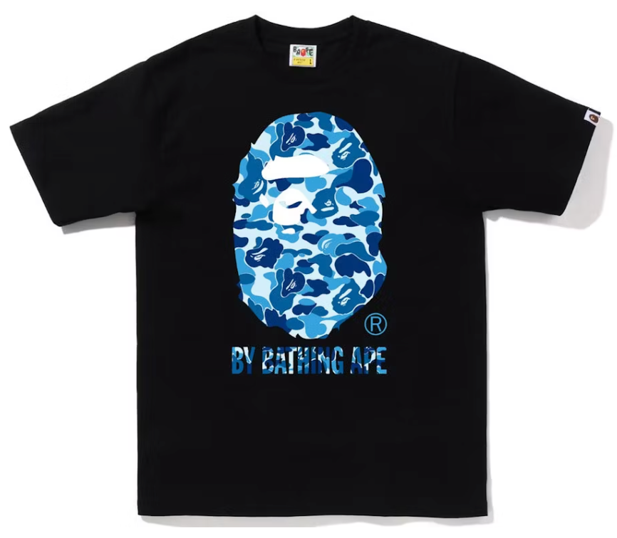 BAPE ABC Camo By Bathing Ape Tee Black/Blue