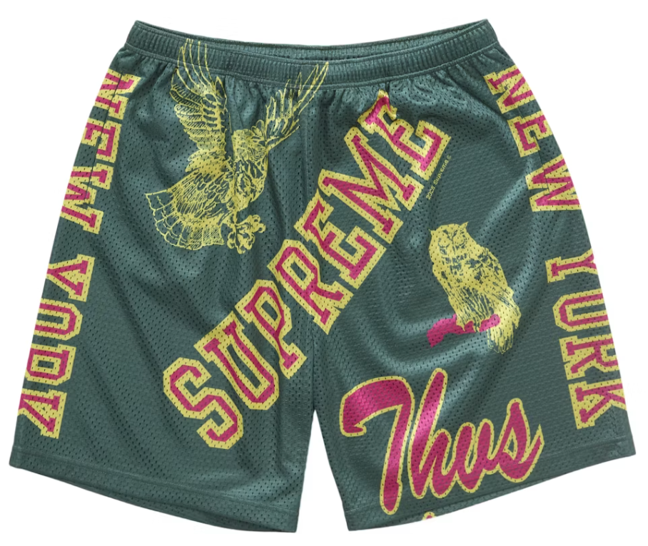 Supreme Varsity Mesh Short Green