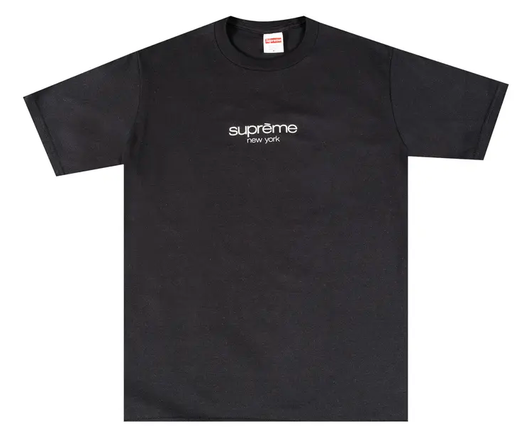 Supreme Classic Logo Tee 'Black'