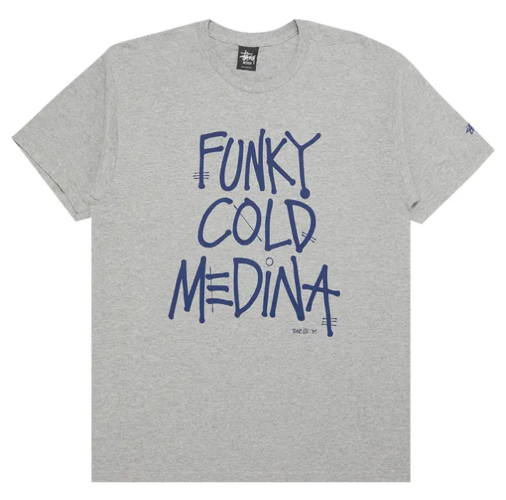 Stussy Funky Cold Medina Tee 'Grey Heather'