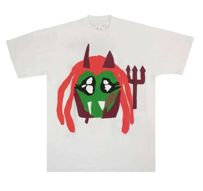 Cactus Plant Flea Market x Playboi Carti King Vamp T-Shirt 'White'