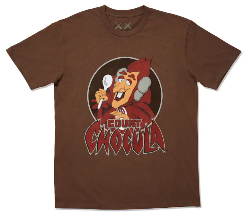 KAWS x Monsters Count Chocula T-shirt Brown