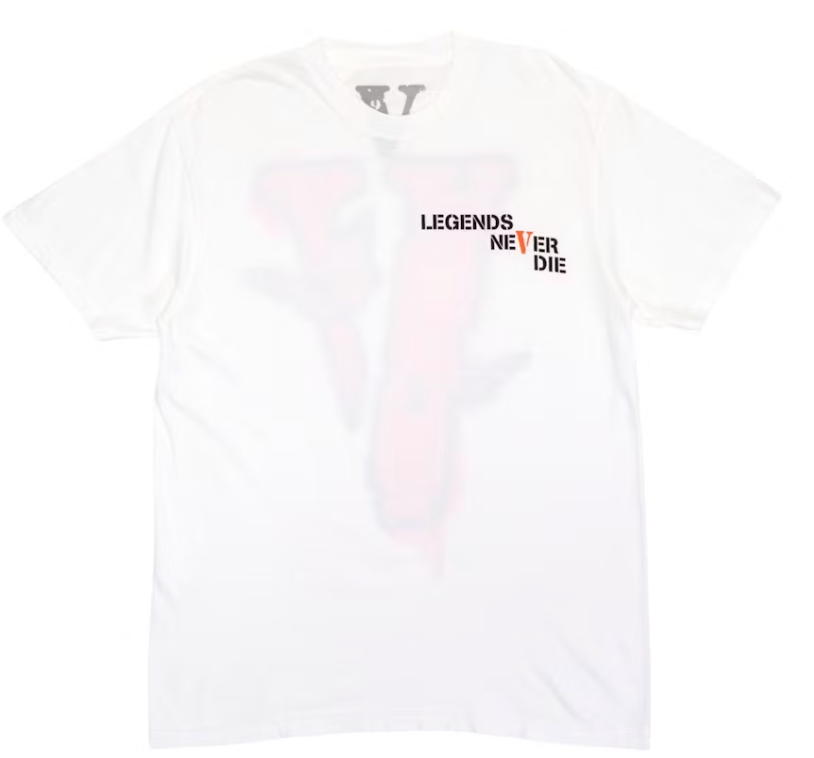 Juice Wrld x Vlone Butterfly T-shirt White