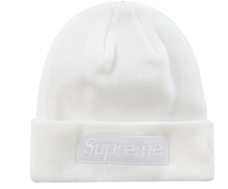 Supreme White Beanie