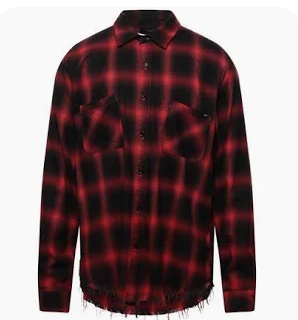 Amiri Distressed Checked Cotton-flannel Shirt