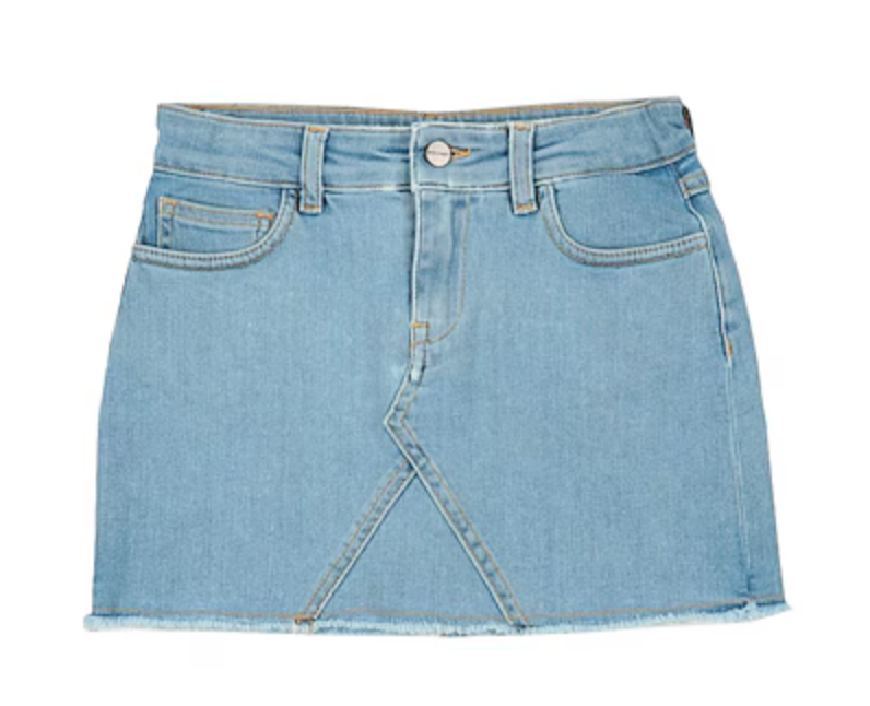Palm Angels Kids Denim Skirt