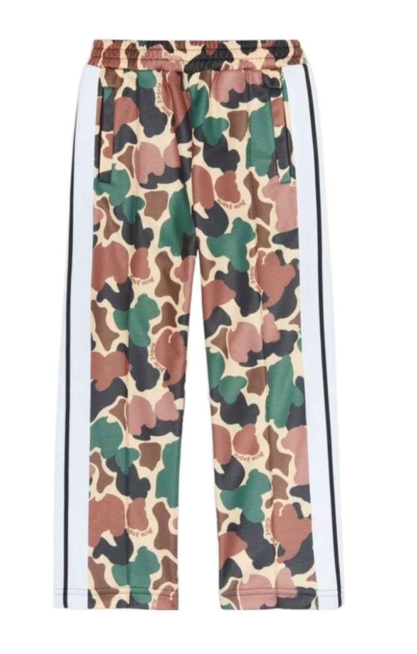 Palm Angels Kids Camouflage-Print Track Pants