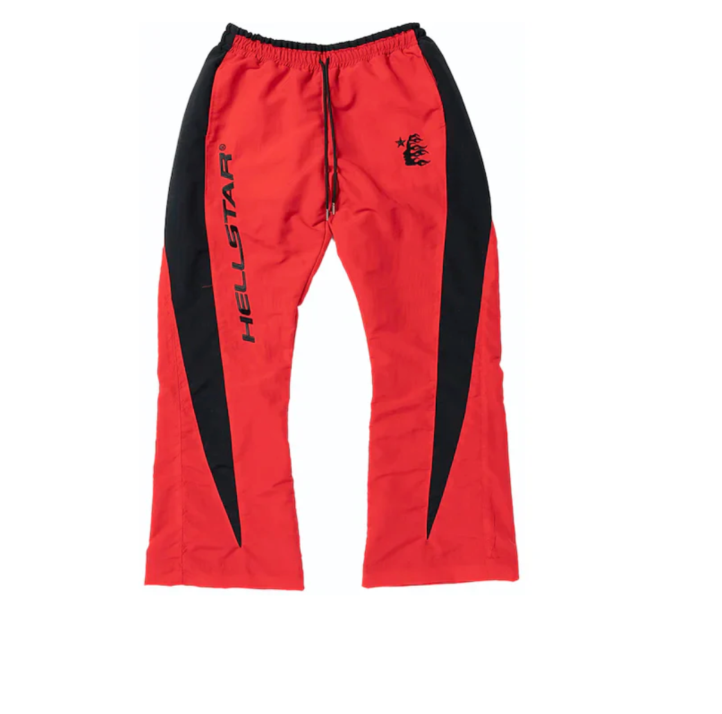 Hellstar Thriller Red Tracksuit Pants Red/Black