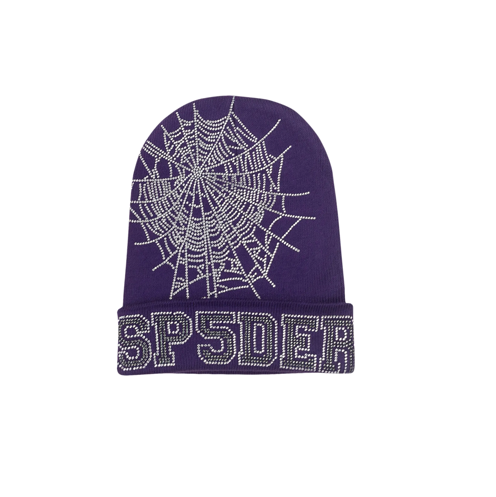 Sp5der Rhinestone Beanie